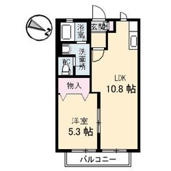 ブリランテ東福山　A棟の物件間取画像